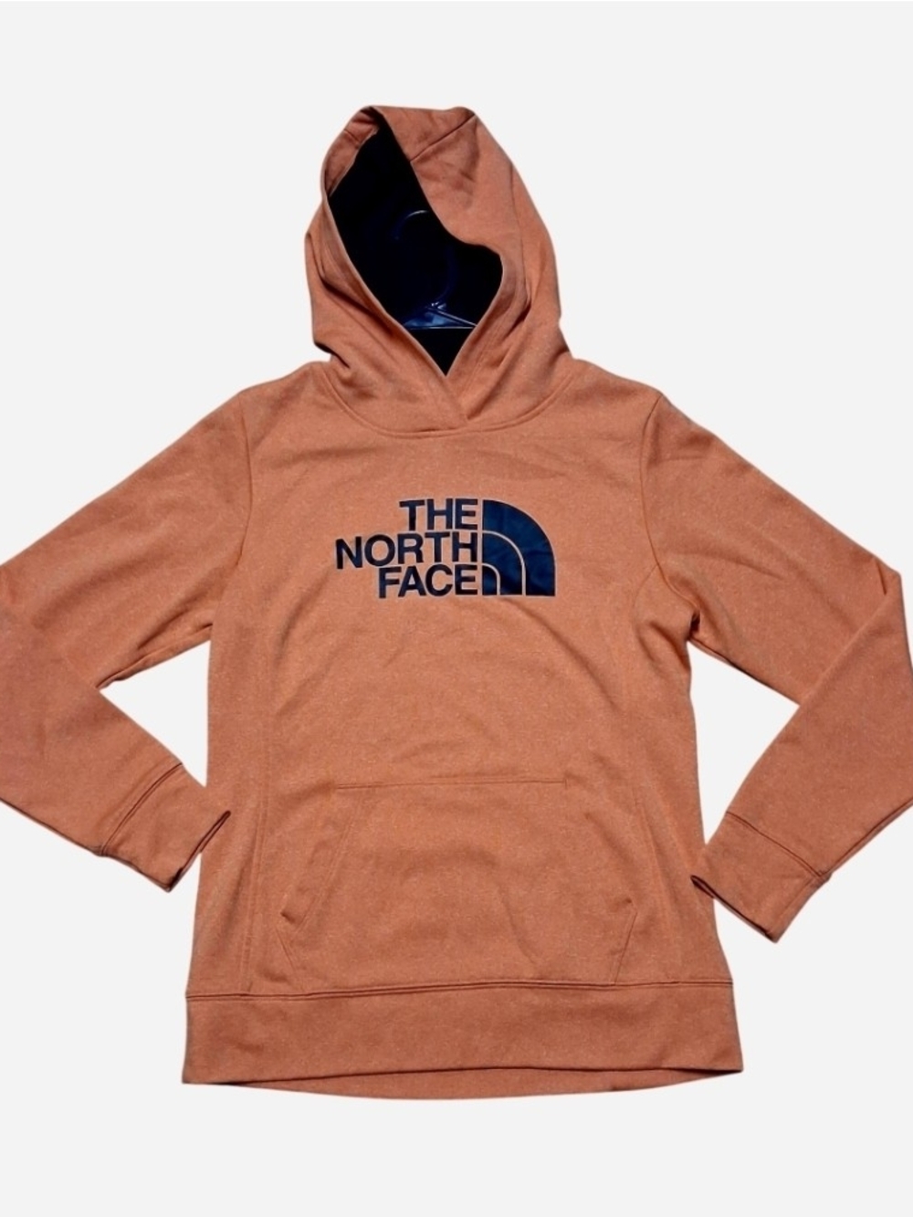 The North Face Pink-Orange Hooded Sweatshirt